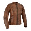 BRWON TANNED LEATHER JACKET