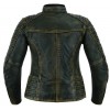 BLACK BROWN LEATHER JACKET