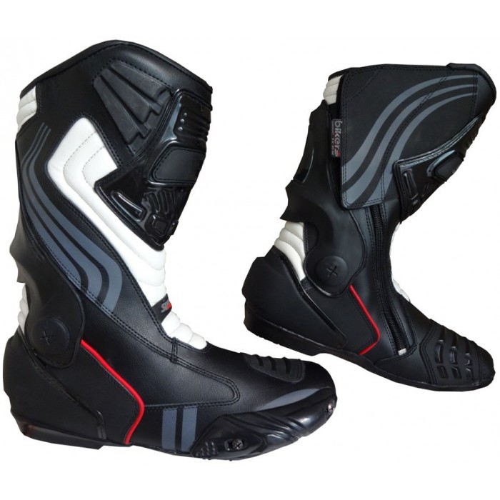 MENS MOTORBIKE PRINTING LONG RACING BOOTS