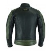 BLACK / GREEN LEATHER JACKET