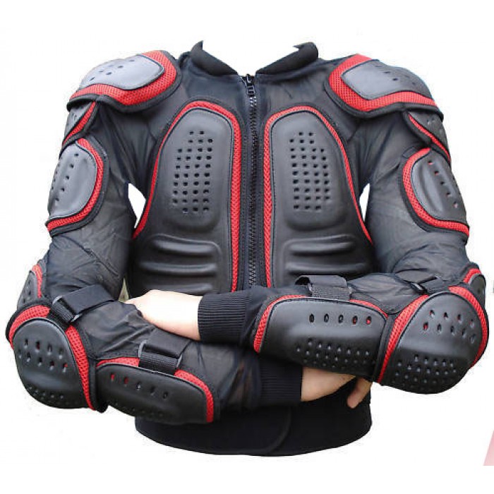 MOTORBIKE RED PROTECTION JACKET