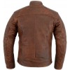 BROWN TANNED LEATHER JACKET