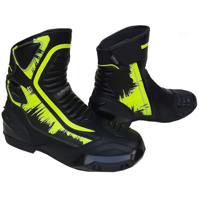 BLACK & HIVIZ MOTORBIKE SHORT PRINTING BOOTS