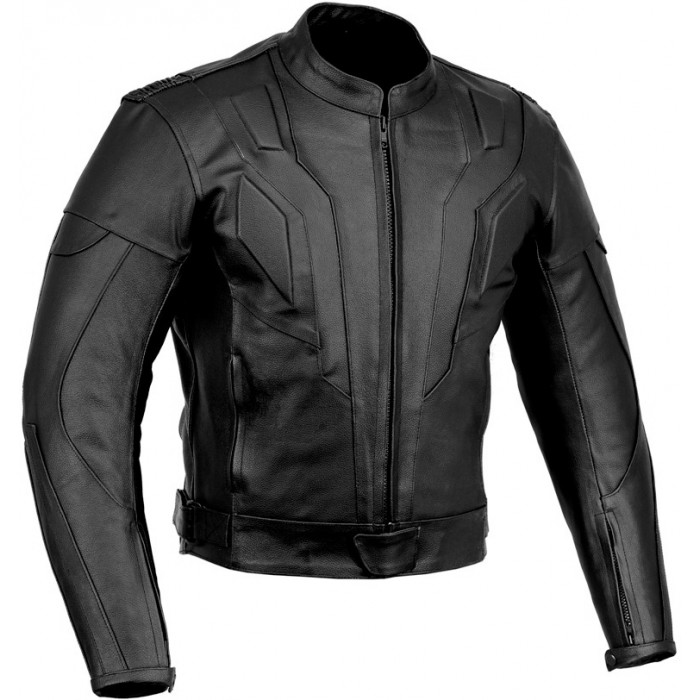 BLACK 408 LEATHER JACKET