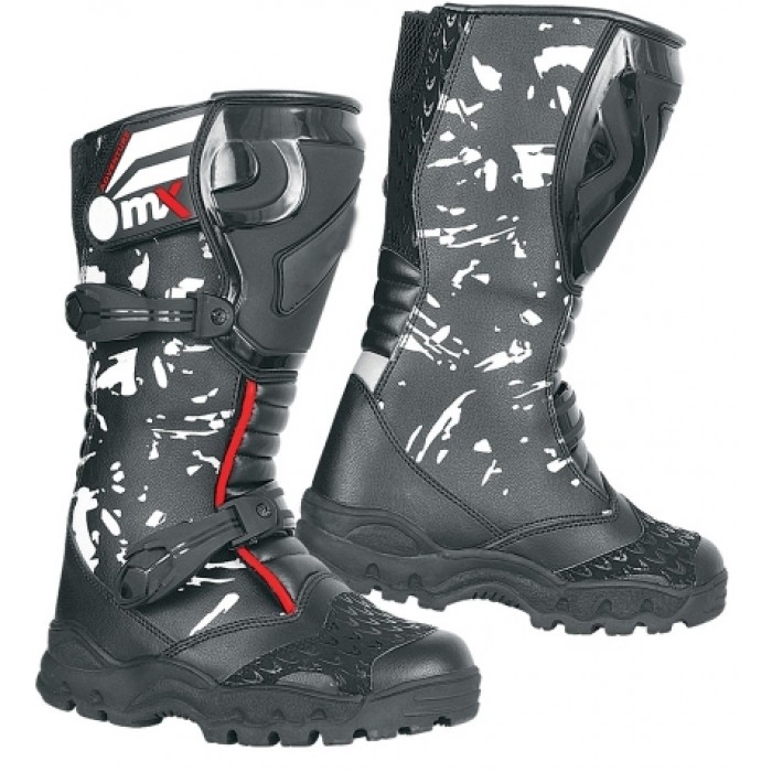 KIDS ARMOURED MOTORBIKE BOOTS